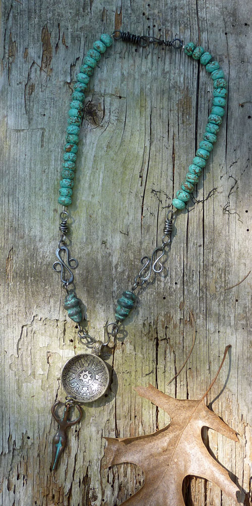 Goddess Spoon Necklace by Cindy Dean