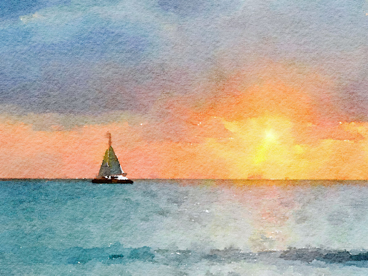 Sailing-into-the-Sun By Cindy Dean